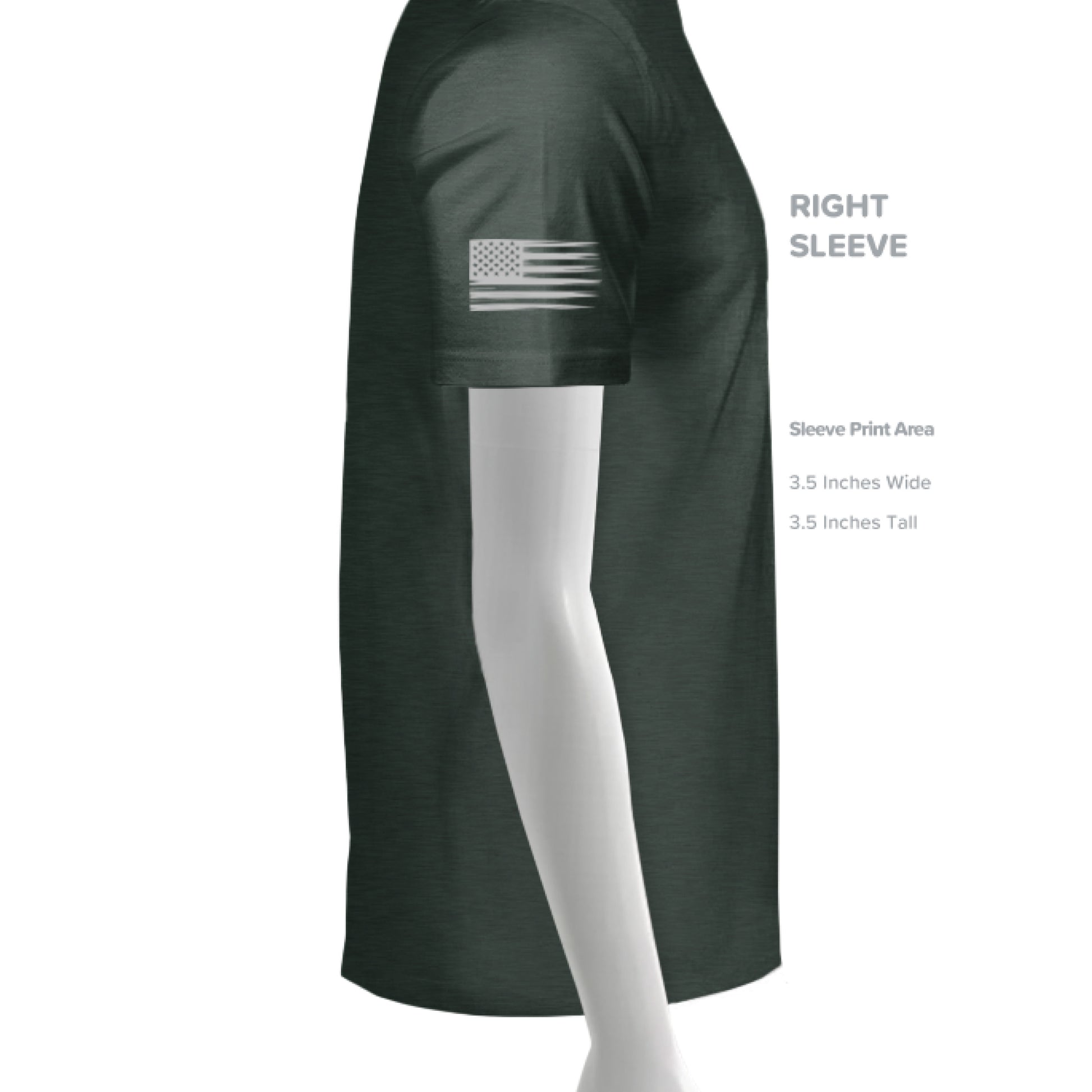 Heather Forest Green - SLEEVE_RIGHT